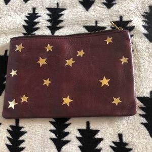 Burgundy Wristlet